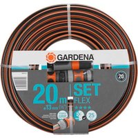 GARDENA Comfort FLEX Schlauch 13 mm (1/2″), 20 m, mit Systemteilen – 1 Pkg GARDENA Comfort FLEX Schlauch 13 mm (1/2″), 20 m, mit Systemteilen – 1 Pkg