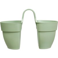 elho vibia campana flower twin 21 cm – pistazien grün elho vibia campana flower twin 21 cm – pistazien grün