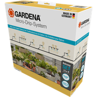 GARDENA Micro-Drip-System Tropfbewässerung Set Balkon (15 Pflanzen) – 1 Set GARDENA Micro-Drip-System Tropfbewässerung Set Balkon (15 Pflanzen) – 1 Set