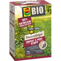 COMPO Bio Rasendünger – Unkraut & Moos Stopp – 3 kg COMPO Bio Rasendünger – Unkraut & Moos Stopp – 3 kg