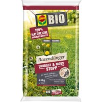 COMPO Bio Rasendünger – Unkraut & Moos Stopp – 5,5 kg COMPO Bio Rasendünger – Unkraut & Moos Stopp – 5,5 kg