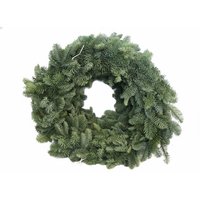 Kategorie <b>Produkt ohne Kategoriezuordnung </b> - Tannenkranz Nobilis – vollrund gebunden – 50 cm