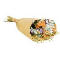 Kategorie <b>Produkt ohne Kategoriezuordnung </b> - Trockenblumen Strauß Feldstrauß Stil small handgebunden pastel delight 35cm