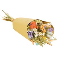 Kategorie <b>Produkt ohne Kategoriezuordnung </b> - Trockenblumen Strauß Feldstrauß Stil medium handgebunden pastel delight 50cm