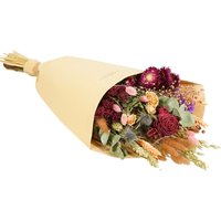 Kategorie <b>Produkt ohne Kategoriezuordnung </b> - Trockenblumen Strauß Feldstrauß Stil large handgebunden burgundy 60cm