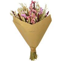 Kategorie <b>Produkt ohne Kategoriezuordnung </b> - Trockenblumen Strauß klassisch handgebunden voluminös pink 60cm