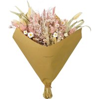 Kategorie <b>Produkt ohne Kategoriezuordnung </b> - Trockenblumen Strauß klassisch handgebunden voluminös blush 60cm
