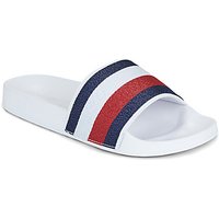 Tommy Hilfiger Pool Slide White/Blue/Red women's Sliders in White