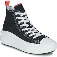 Converse Chuck Taylor All Star Move Canvas Color Hi girls's Children's Shoes (High-top Trainers) in Black