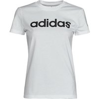 adidas LIN T-SHIRT women's T shirt in White