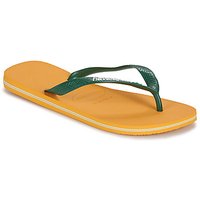 Havaianas BRASIL LOGO women's Flip flops / Sandals (Shoes) in Yellow
