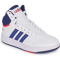 adidas HOOPS MID 3.0 K girls's Children's Shoes (High-top Trainers) in White