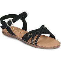 Les Petites Bombes IRMAK women's Flat sandals in Black