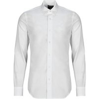 G-Star Raw UNIFORM SLIM SHIRT LS men's Long sleeved Shirt in White