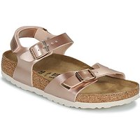 BIRKENSTOCK Rio AS Kids BF Electric Metallic Copper girls's Flat sandals in Gold