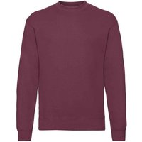Fruit of the Loom Classic Drop Shoulder Sweatshirt in Burgundy | Size: 3XL