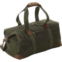 Quadra Heritage Leather Handled Holdall - Olive - One Size