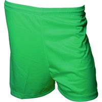Precision Micro-Stripe Football Shorts in Green | Size: XS