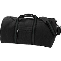 Quadra Vintage Canvas Holdall - Vintage Black - One Size Black One Size