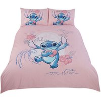 Lilo & Stitch Aloha Duvet Cover Set in Dusty Pink | Size: Double