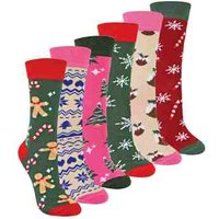 Sock Snob Women's Novelty Festive Christmas Socks | Size: 4-8