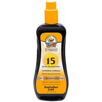Australian Gold  Sonnenschutz & Sonnenpflege Sunscreen Spf15 Spray Oil Hydrating Formula Australian Gold  Sonnenschutz & Sonnenpflege Sunscreen Spf15 Spray Oil Hydrating Formula