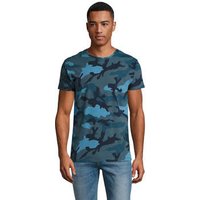 Sols  T-Shirt CAMISETA camuflje  HOMBRE CUELLO REDONDO de algodón Sols  T-Shirt CAMISETA camuflje  HOMBRE CUELLO REDONDO de algodón