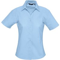 Sols  Blusen ELITE -CAMISA  tipo OXFORD MUJER MANGA CORTA de algodon Sols  Blusen ELITE -CAMISA  tipo OXFORD MUJER MANGA CORTA de algodon