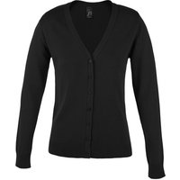 Sols  Strickjacken GOLDEN ELEGANT WOMENN-REBECA DE PUNTO MUJER-CUELLO PICO Sols  Strickjacken GOLDEN ELEGANT WOMENN-REBECA DE PUNTO MUJER-CUELLO PICO