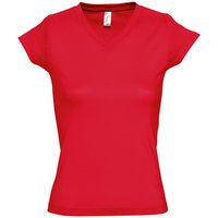 Sols  T-Shirt MOON COLORS GIRL-camiseta mujer cuello pico -  100% algodón Sols  T-Shirt MOON COLORS GIRL-camiseta mujer cuello pico -  100% algodón