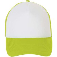 Sols  Mütze BUBBLE Blanco Verde Neon-GORRA DE MALLA DE 5 PANELES Sols  Mütze BUBBLE Blanco Verde Neon-GORRA DE MALLA DE 5 PANELES