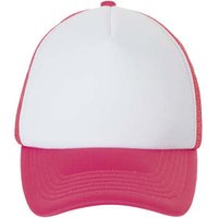 Sols  Mütze BUBBLE Blanco Neon Coral-GORRA DE MALLA DE 5 PANELES Sols  Mütze BUBBLE Blanco Neon Coral-GORRA DE MALLA DE 5 PANELES