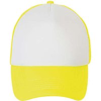 Sols  Mütze BUBBLE Blanco Amarillo Neon-GORRA DE MALLA DE 5 PANELES Sols  Mütze BUBBLE Blanco Amarillo Neon-GORRA DE MALLA DE 5 PANELES