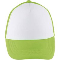 Sols  Mütze BUBBLE KIDS Blanco Verde Neon-GORRA DE MALLA DE 5 PANELES Sols  Mütze BUBBLE KIDS Blanco Verde Neon-GORRA DE MALLA DE 5 PANELES