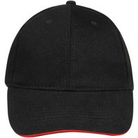 Sols  Mütze BUFFALO Negro Rojo-GORRA 6 PANELES DE ALGODÓN VISERA Sols  Mütze BUFFALO Negro Rojo-GORRA 6 PANELES DE ALGODÓN VISERA