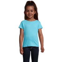 Sols  T-Shirt für Kinder CHERRY Azul-CAMISETA NIÑA 100% algodón semi-peinado Ringspun Sols  T-Shirt für Kinder CHERRY Azul-CAMISETA NIÑA 100% algodón semi-peinado Ringspun