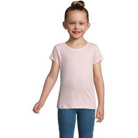 Sols  T-Shirt für Kinder CHERRY Rosa-CAMISETA NIÑA 100% algodón semi-peinado Ringspun Sols  T-Shirt für Kinder CHERRY Rosa-CAMISETA NIÑA 100% algodón semi-peinado Ringspun