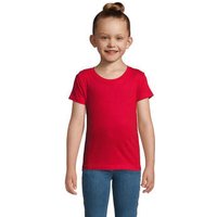 Sols  T-Shirt für Kinder CHERRY Rojo-CAMISETA NIÑA 100% algodón semi-peinado Ringspun Sols  T-Shirt für Kinder CHERRY Rojo-CAMISETA NIÑA 100% algodón semi-peinado Ringspun