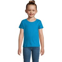 Sols  T-Shirt für Kinder CHERRY Aqua-CAMISETA NIÑA 100% algodón semi-peinado Ringspun Sols  T-Shirt für Kinder CHERRY Aqua-CAMISETA NIÑA 100% algodón semi-peinado Ringspun