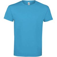 Sols  T-Shirt IMPERIAL camiseta color Aqua-100% algodón semi-peinado Sols  T-Shirt IMPERIAL camiseta color Aqua-100% algodón semi-peinado