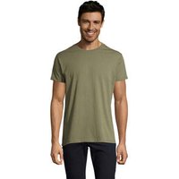 Sols  T-Shirt Camiseta IMPERIAL FIT color Caqui-100% algodón semi-peinado Sols  T-Shirt Camiseta IMPERIAL FIT color Caqui-100% algodón semi-peinado