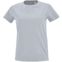 Sols  T-Shirt Camiseta IMPERIAL FIT color Gris  puro-100% algodón Sols  T-Shirt Camiseta IMPERIAL FIT color Gris  puro-100% algodón