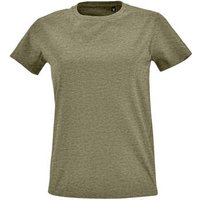 Sols  T-Shirt Camiseta IMPERIAL FIT color Caqui-100% algodón semi-peinado Sols  T-Shirt Camiseta IMPERIAL FIT color Caqui-100% algodón semi-peinado