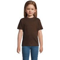 Sols  T-Shirt für Kinder Camiseta infantil color chocolate-Imperial KIDS 100% algodón Sols  T-Shirt für Kinder Camiseta infantil color chocolate-Imperial KIDS 100% algodón