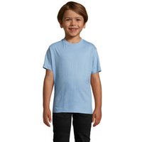 Sols  T-Shirt für Kinder Camiseta infantil color Azul cielo-Imperial KIDS 100% algodón Sols  T-Shirt für Kinder Camiseta infantil color Azul cielo-Imperial KIDS 100% algodón