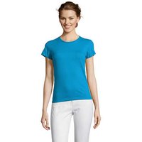 Sols  T-Shirt Miss camiseta manga corta mujer-100% algodón semi-peinado Sols  T-Shirt Miss camiseta manga corta mujer-100% algodón semi-peinado