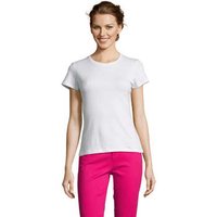 Sols  T-Shirt Miss camiseta manga corta mujer-100% algodón semi-peinado Sols  T-Shirt Miss camiseta manga corta mujer-100% algodón semi-peinado