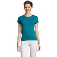 Sols  T-Shirt Miss camiseta manga corta mujer-100% algodón semi-peinado Sols  T-Shirt Miss camiseta manga corta mujer-100% algodón semi-peinado