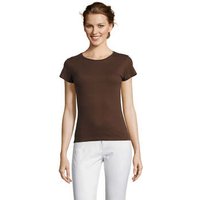 Sols  T-Shirt Miss camiseta manga corta mujer-100% algodón semi-peinado Sols  T-Shirt Miss camiseta manga corta mujer-100% algodón semi-peinado