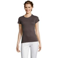 Sols  T-Shirt Miss camiseta manga corta mujer-100% algodón semi-peinado Sols  T-Shirt Miss camiseta manga corta mujer-100% algodón semi-peinado